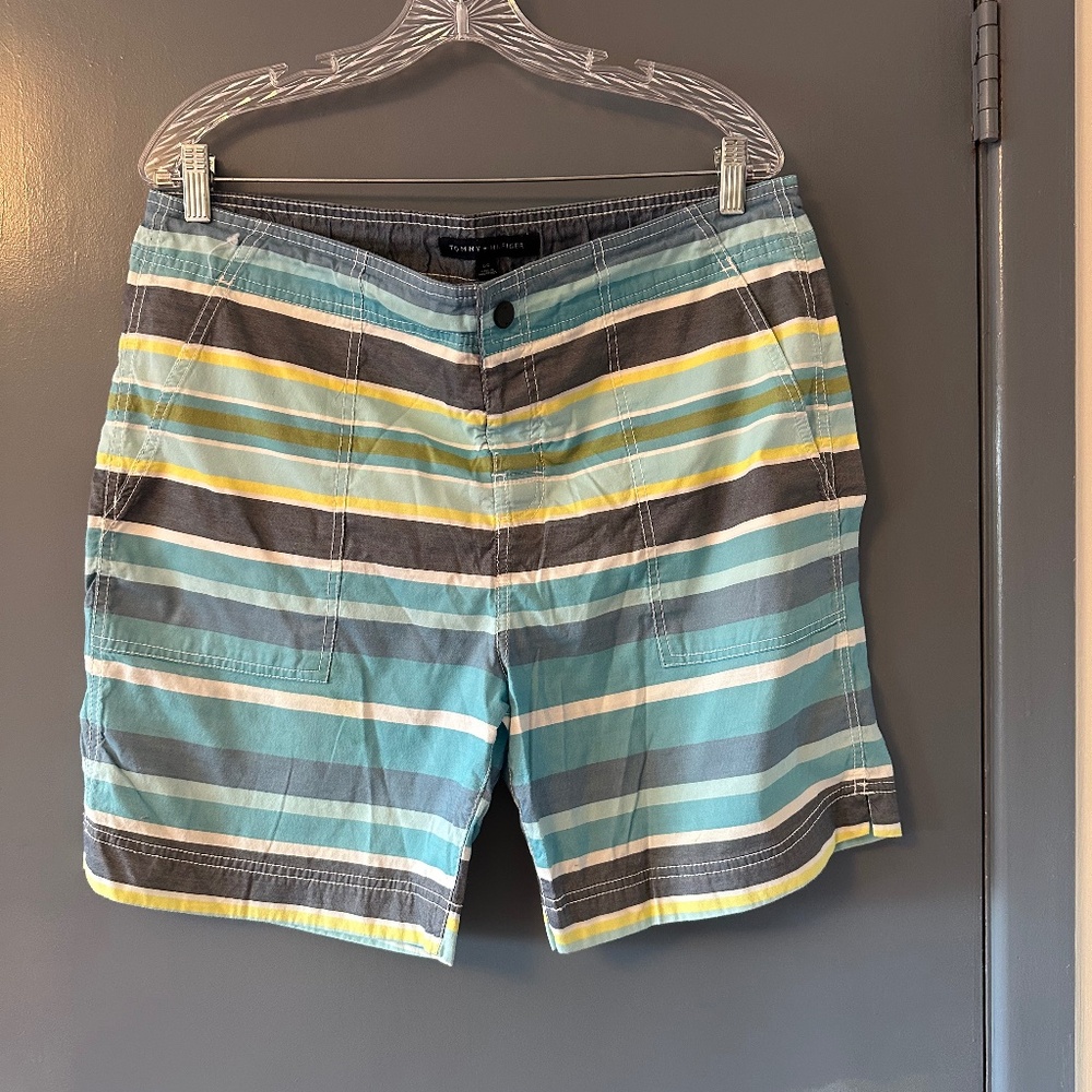 Tommy Hilfiger Striped Large Swim Trunks